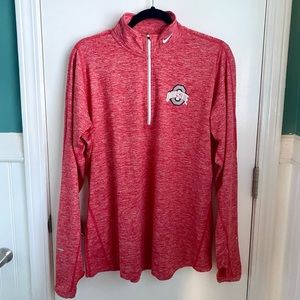 NWOT Ohio State Nike Quarter Zip Pullover